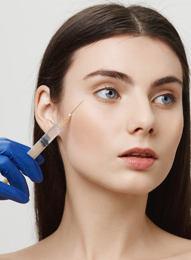 Face with syringe photo.
