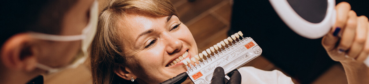 White teeth test photo.
